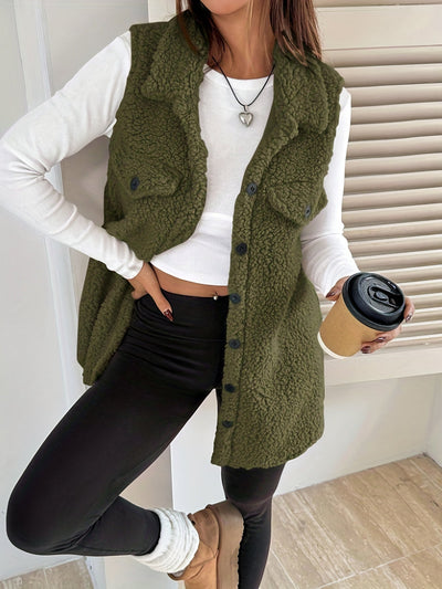 AURA | Elegancka wełniana kamizelka bez rękawów